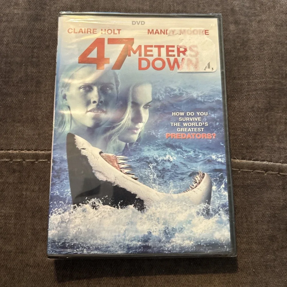 47 Meters Down (DVD, 2017) Mandy Moore Claire Holt Ocean Great White Shark Movie